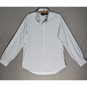 Ralph Lauren Classic Fit Performance Shirt Men's Size M White Polo Shield‎ Crest
